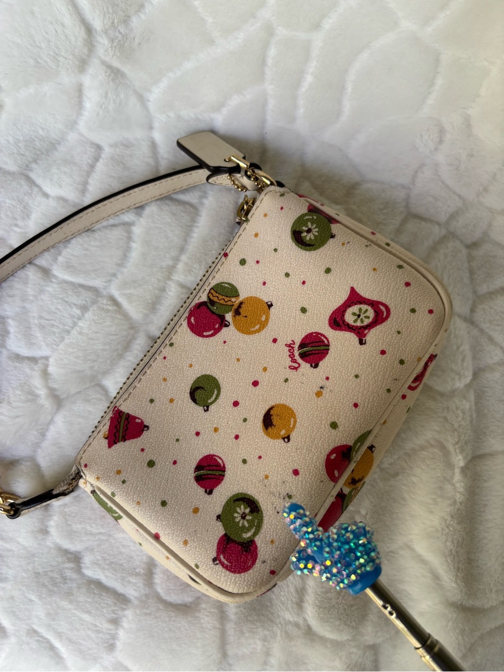 Coach Ornament Print Mini Bag - Picture 6 of 11
